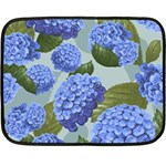 Hydrangea  Fleece Blanket (Mini) 35 x27  Blanket