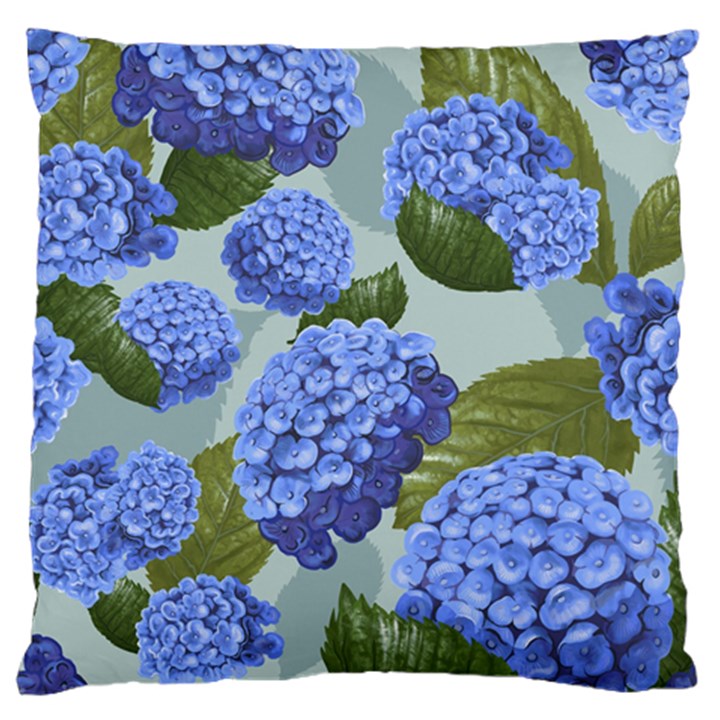 Hydrangea  Large Cushion Case (Two Sides)