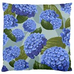 Hydrangea  Large Cushion Case (Two Sides) Back