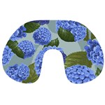 Hydrangea  Travel Neck Pillow Front