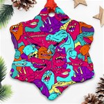 Dinos Snowflake Ornament (Two Sides) Front