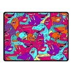 Dinos Double Sided Fleece Blanket (Small)  45 x34  Blanket Back