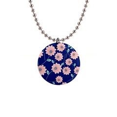 Floral 1  Button Necklace by Sobalvarro