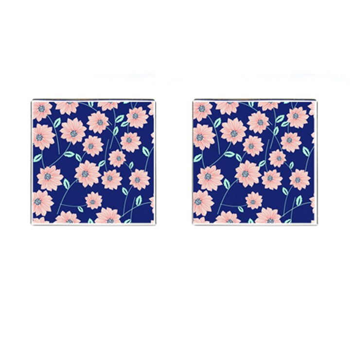 Floral Cufflinks (Square)