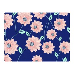 Floral Double Sided Flano Blanket (mini)  by Sobalvarro