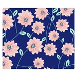 Floral Double Sided Flano Blanket (Small)  50 x40  Blanket Front