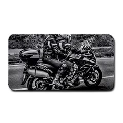 Motorcycle Riders At Highway Medium Bar Mats by dflcprintsclothing