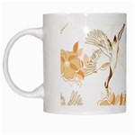 Birds and flowers  White Mugs Left