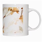 Birds and flowers  White Mugs Right