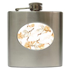 Birds And Flowers  Hip Flask (6 Oz) by Sobalvarro