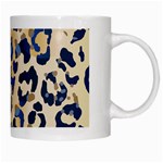 Leopard skin  White Mugs Right