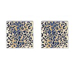 Leopard skin  Cufflinks (Square) Front(Pair)