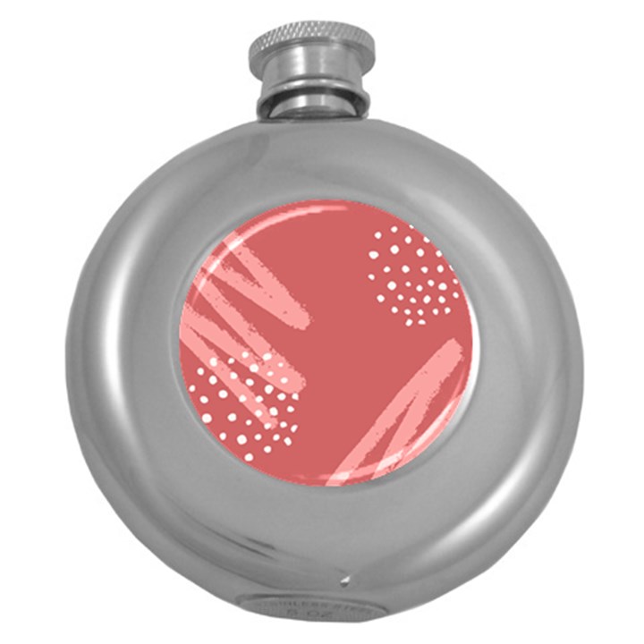 Terracota  Round Hip Flask (5 oz)