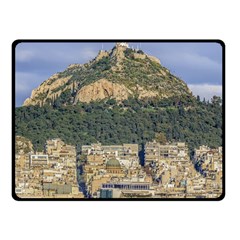 Atenas Aerial View Cityscape Photo Fleece Blanket (small) by dflcprintsclothing