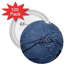 Full Moon Landscape Scene Illustration 2 25  Buttons (100 Pack)  by dflcprintsclothing