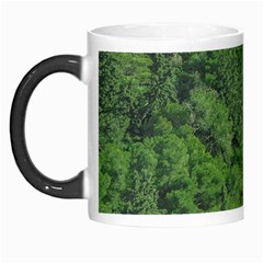 Leafy Forest Landscape Photo Morph Mugs by dflcprintsclothing