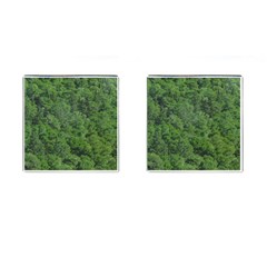 Leafy Forest Landscape Photo Cufflinks (square) by dflcprintsclothing