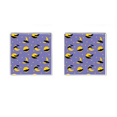 Bats With Yellow Moon Cufflinks (square) by SychEva