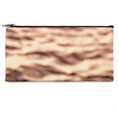 Pink  Waves Abstract Series No6 Pencil Case by DimitriosArt