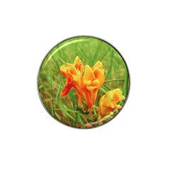 Orange On The Green Hat Clip Ball Marker (4 Pack) by DimitriosArt