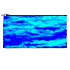 Blue Waves Abstract Series No12 Pencil Case by DimitriosArt