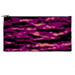 Velvet  Waves Abstract Series No1 Pencil Case by DimitriosArt