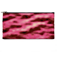 Pink  Waves Flow Series 6 Pencil Case by DimitriosArt