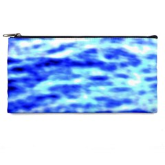 Blue Waves Flow Series 5 Pencil Case by DimitriosArt