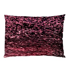 Pink  Waves Flow Series 11 Pillow Case by DimitriosArt