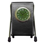 Simply green Pen Holder Desk Clock Front