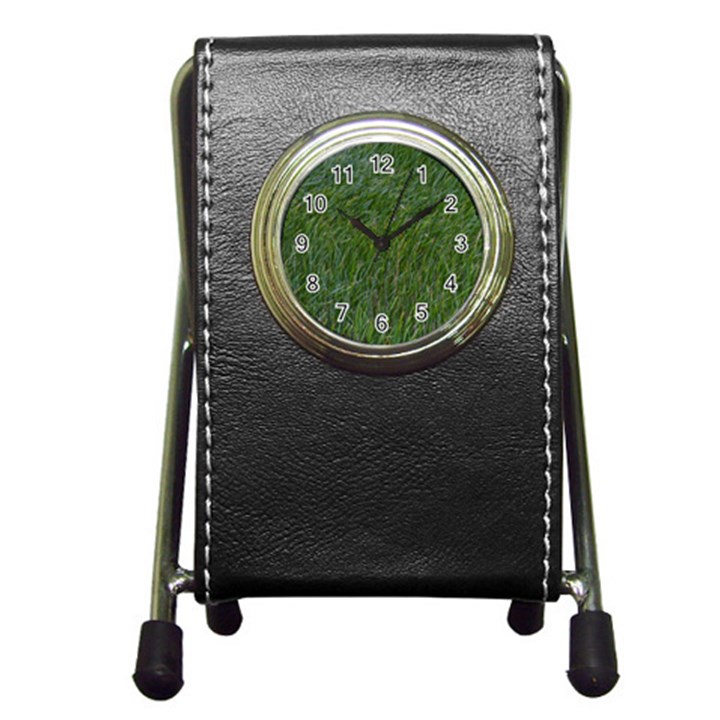 Simply green Pen Holder Desk Clock