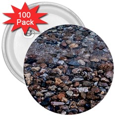 On The Rocks 3  Buttons (100 Pack)  by DimitriosArt