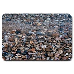 On The Rocks Large Doormat  by DimitriosArt