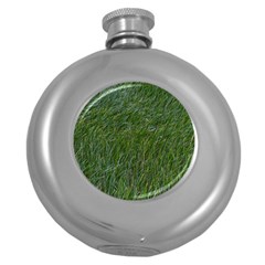 Green Carpet Round Hip Flask (5 Oz) by DimitriosArt