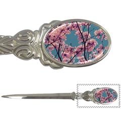 Colorful Floral Leaves Photo Letter Opener by dflcprintsclothing