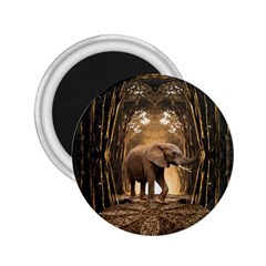 Sculpture Travel Outdoor Nature Elephant 2 25  Magnets by Wegoenart