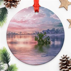 Nature Water Outdoors Travel Exploration Ornament (round) by danenraven