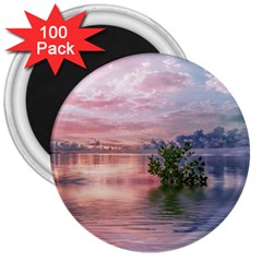 Nature Water Outdoors Travel Exploration 3  Magnets (100 Pack) by danenraven