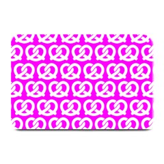 Pink Pretzel Illustrations Pattern Plate Mats by GardenOfOphir