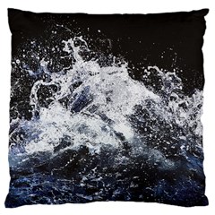 Tempestuous Beauty Art Print Large Cushion Case (one Side) by dflcprintsclothing