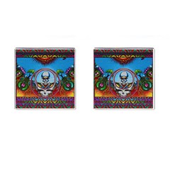 Grateful Dead Wallpapers Cufflinks (square) by Sarkoni