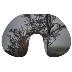 Nature s Resilience: Tierra Del Fuego Forest, Argentina Travel Neck Pillow by dflcprintsclothing