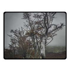 Nature s Resilience: Tierra Del Fuego Forest, Argentina Two Sides Fleece Blanket (small) by dflcprintsclothing