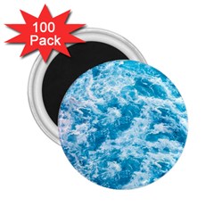 Blue Ocean Wave Texture 2 25  Magnets (100 Pack)  by Jack14