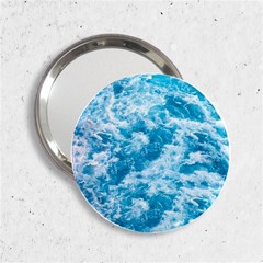 Blue Ocean Wave Texture 2 25  Handbag Mirrors by Jack14