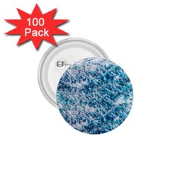 Summer Blue Ocean Wave 1 75  Buttons (100 Pack)  by Jack14