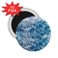 Summer Blue Ocean Wave 2 25  Magnets (10 Pack)  by Jack14