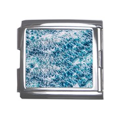 Summer Blue Ocean Wave Mega Link Italian Charm (18mm) by Jack14