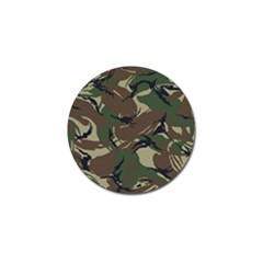 Camouflage Pattern Fabric Golf Ball Marker by Bedest