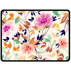 Abstract Floral Background Fleece Blanket (large) by kyorashop23